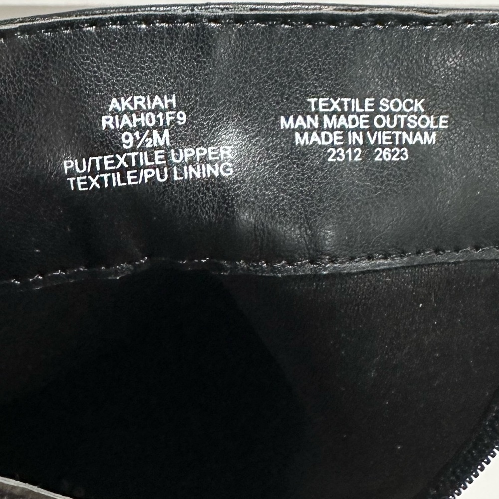 🌸ANNE KLEIN🌸 Riah Black Ankle Bootie Size:9.5 - Picture 12 of 13